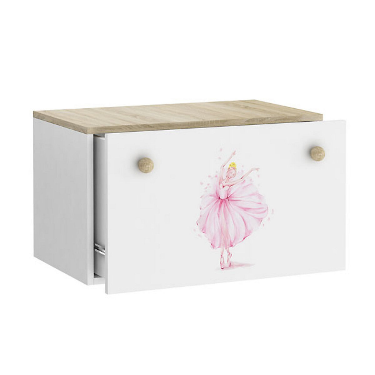 Spielzeugtruhe Sitztruhe Inga 70cm Motiv wählbar mit 1 Schublade