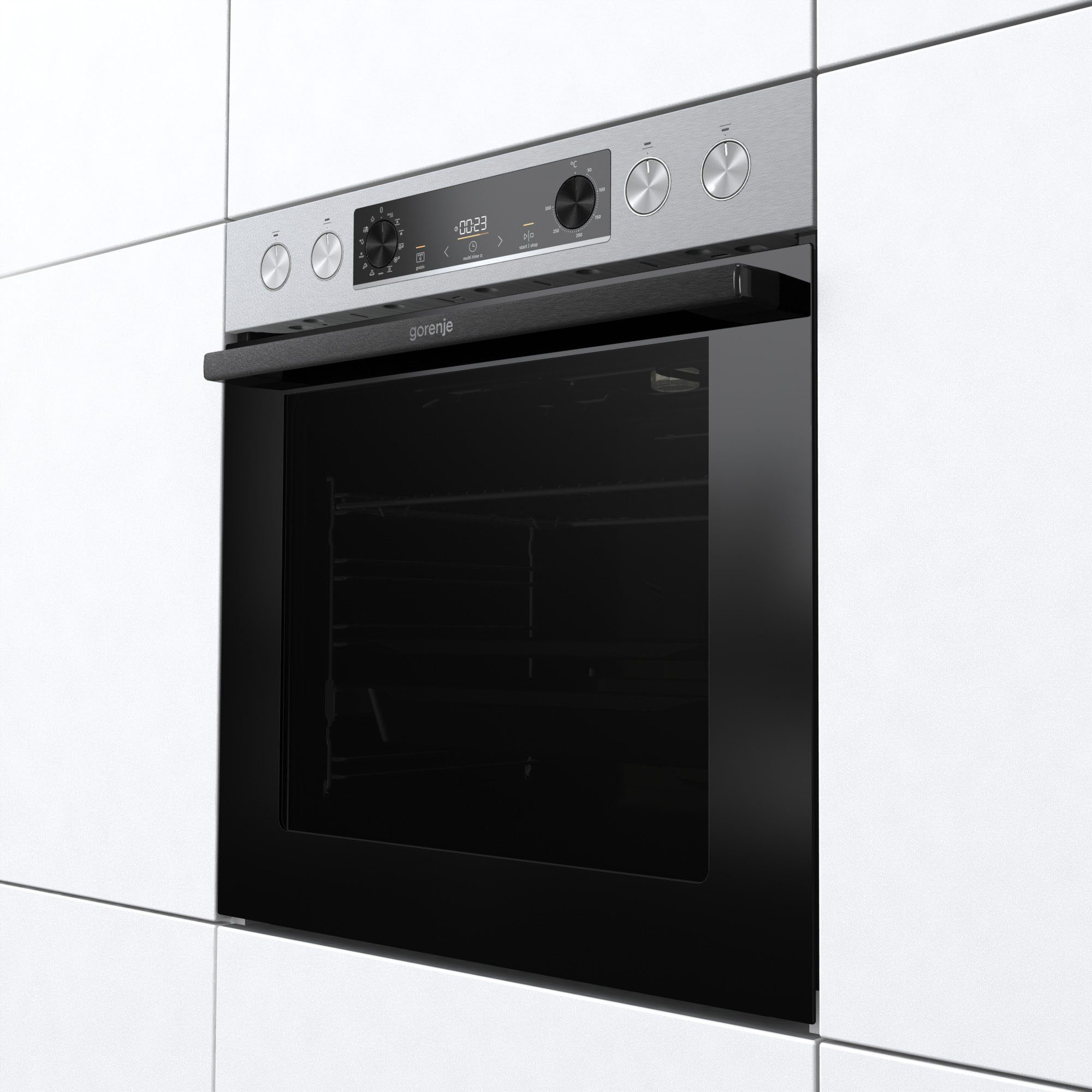 GORENJE Elektro-Herd-Set Pacific Herd-Set One 2021, mit 1-fach-Teleskopauszug, ecoClean