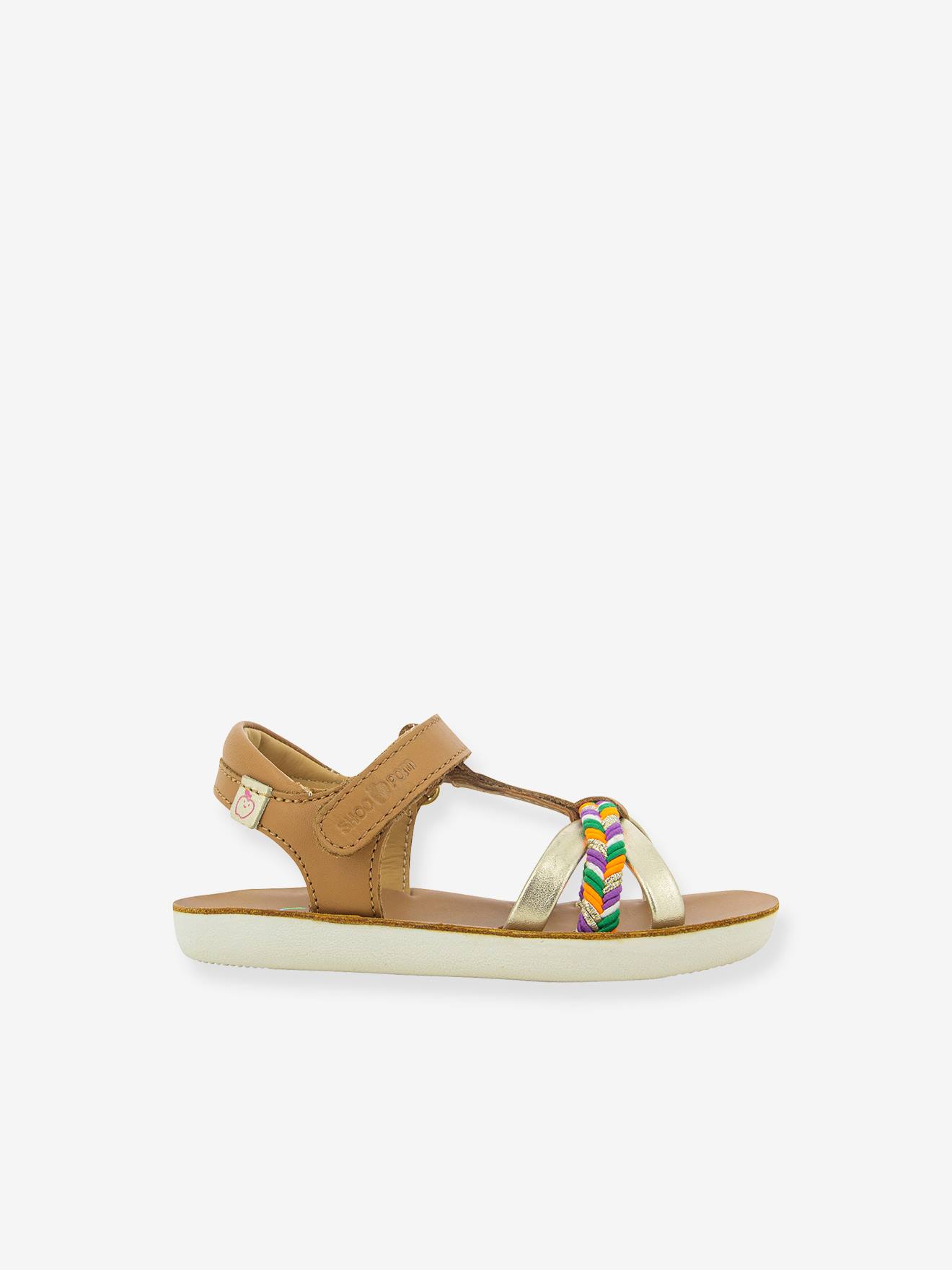 Sandales enfant Goa Salomé SHOO POM® caramel
