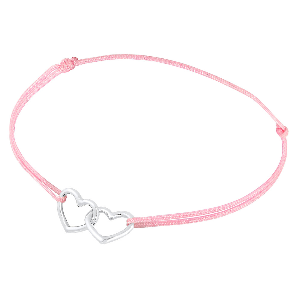 Elli Elli Bracelet Coeurs Connectés Amour Bracelet Femme  Plaqué Or Argent (925/1000) Bracelet