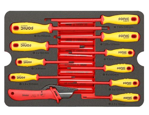 Valigetta portautensili Sonic 605003 VDE da 50 pezzi