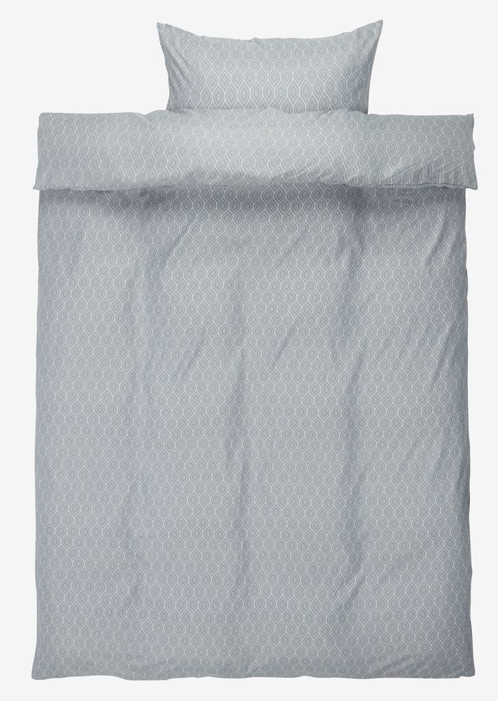 Ensemble de literie basique en microfibre ASLI 140x200 bleu sale