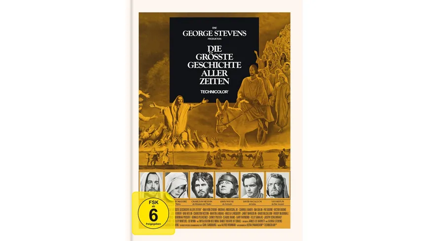 Die größte Geschichte aller Zeiten - 3-Disc Limited Collector's Edition im Mediabook (Blu-ray + DVD + Bonus-Blu-ray)