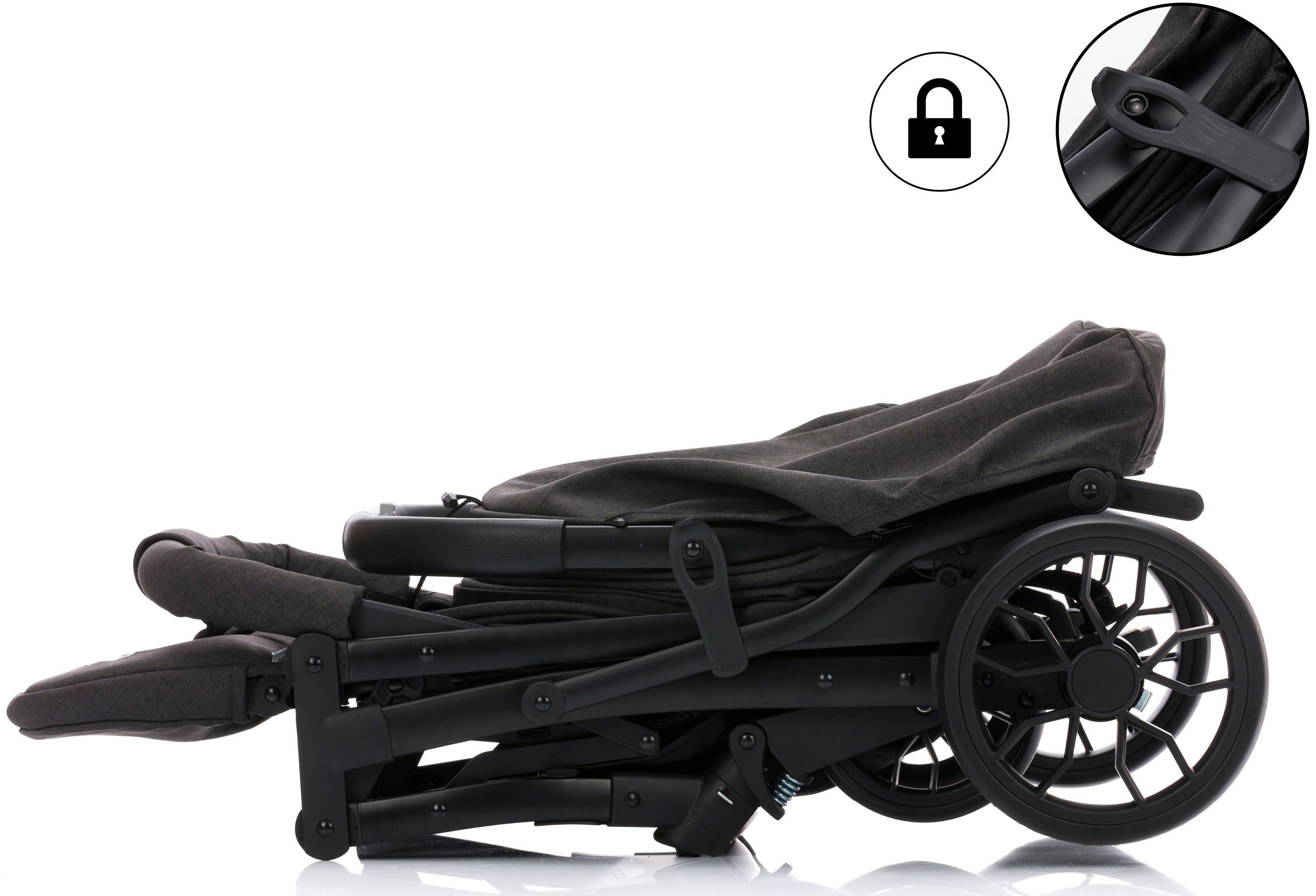 Fillikid Kinder-Buggy Styler Elite, oliv melange