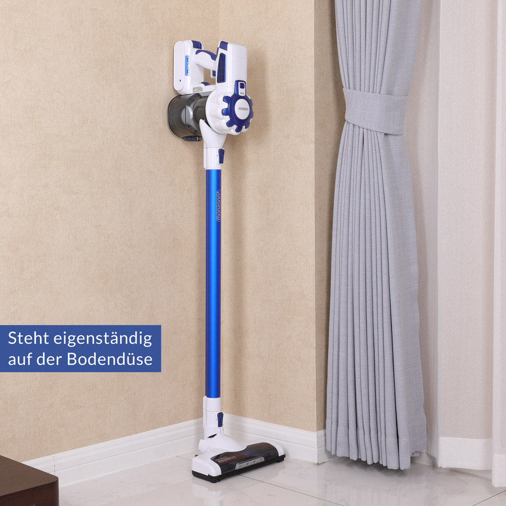 Casaria Deuba Akkustaubsauger Weiß Blau