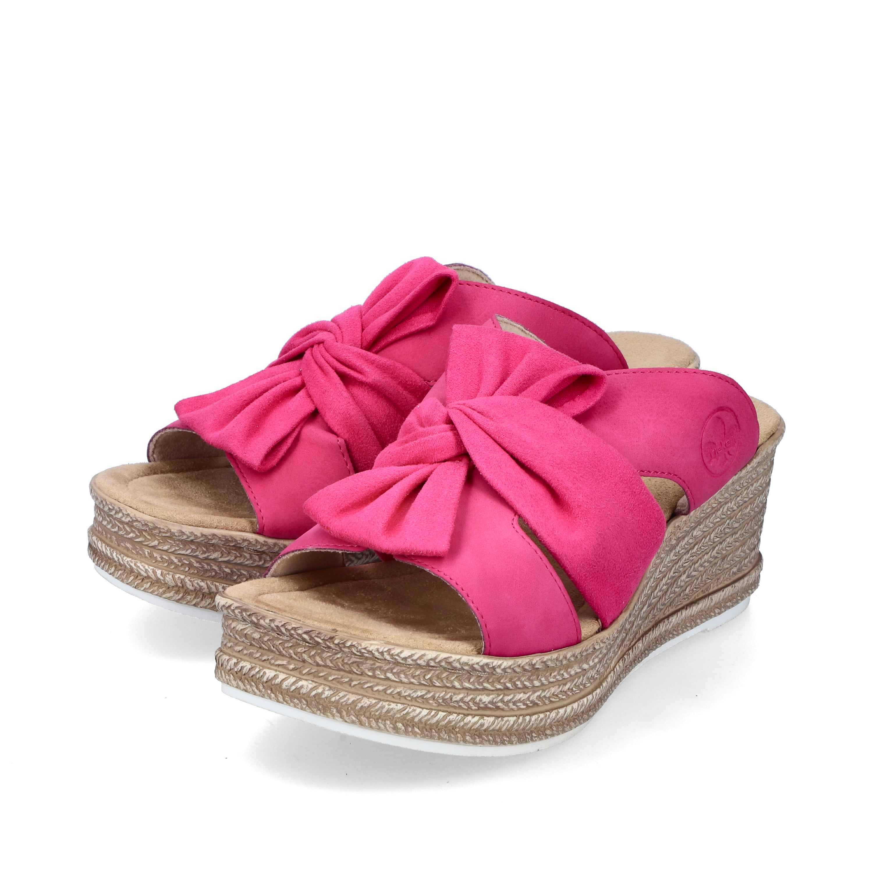 Rieker Damen Pantoletten rosa