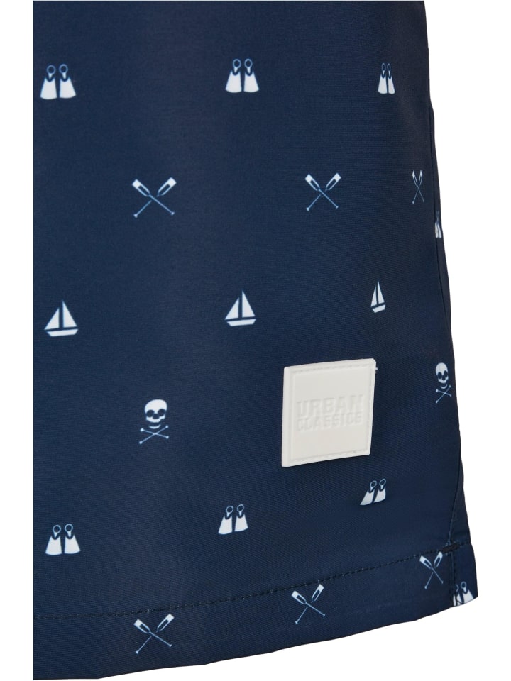 Urban Classics Urban Classics Badeshorts in skullandyacht aop günstig kaufen