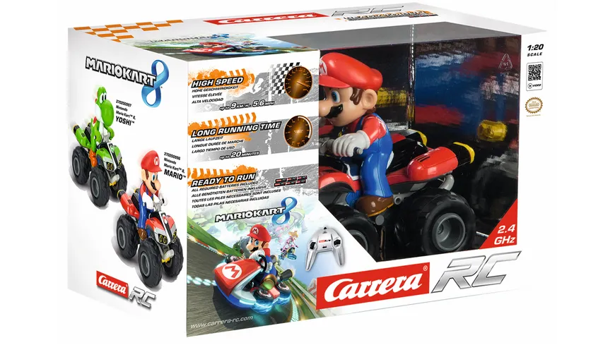 Carrera RC - 2,4GHz Mario Kart™, Mario - Quad