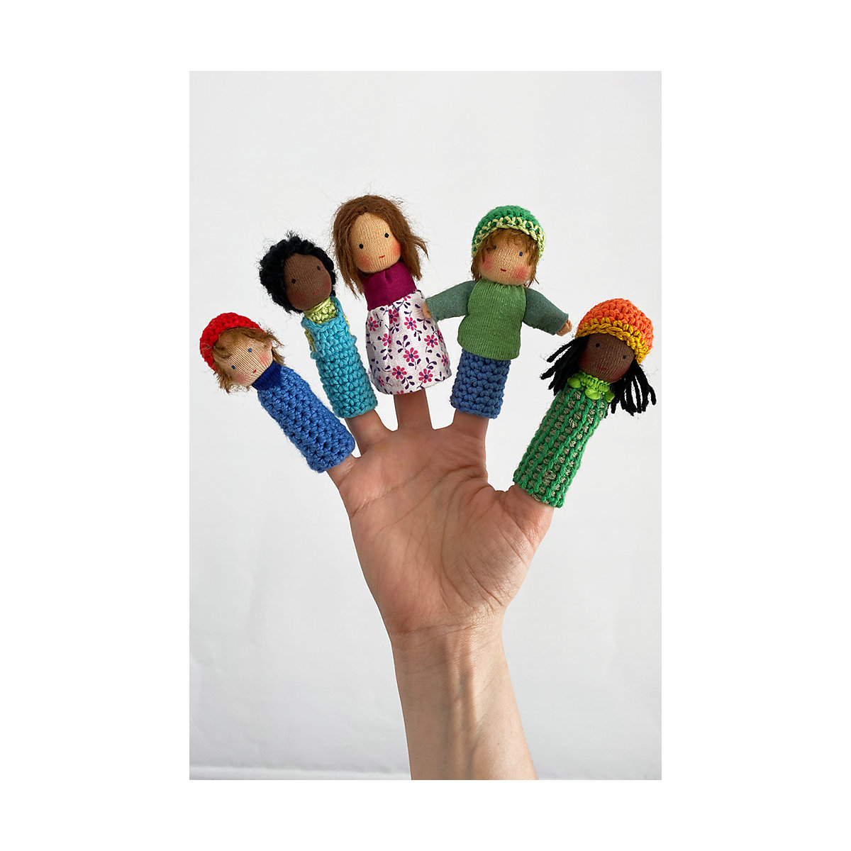 Fingerpüppchen häkeln und nähen