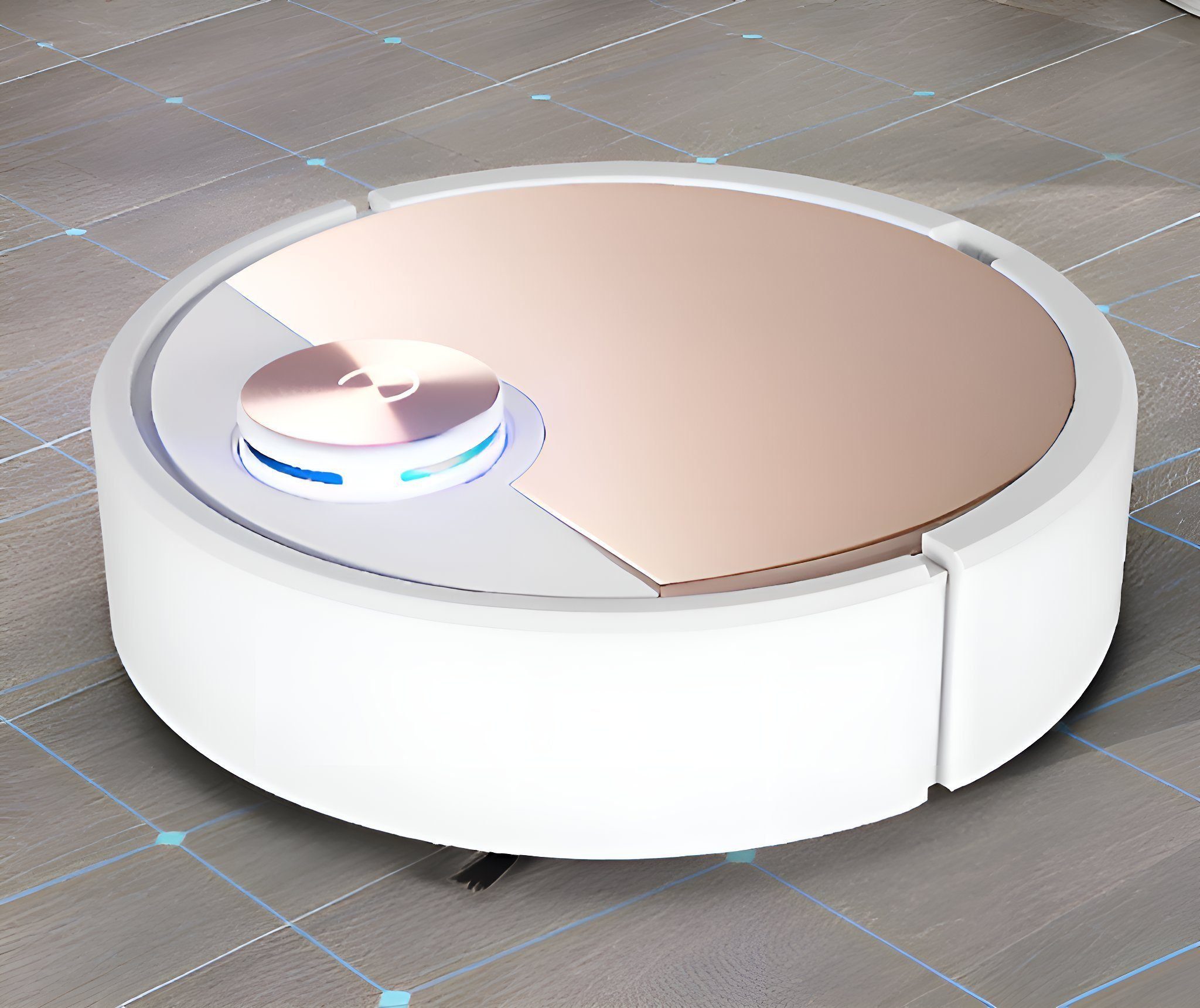 Suzakuin Wischroboter Intelligenter Saugroboter mit App-Steuerung und automatischem