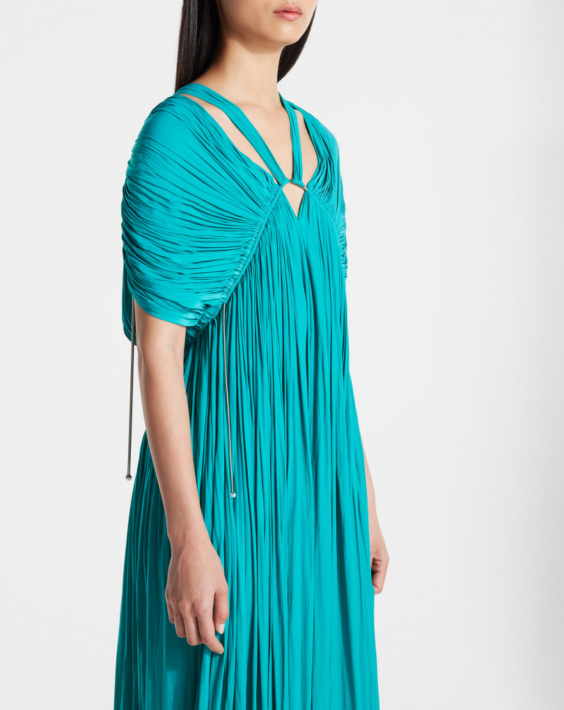 ROBE LONGUE PLISSÉE