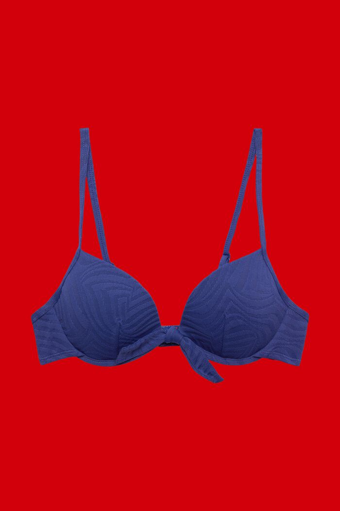 Lagoon Beach wattierter, bügelloser Plunge-Bikini
