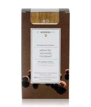 KORRES Argan oil Hochentwickelte Haarcoloration Light Blonde / Hellblond 8.0 Haarfarbe-1 Stk