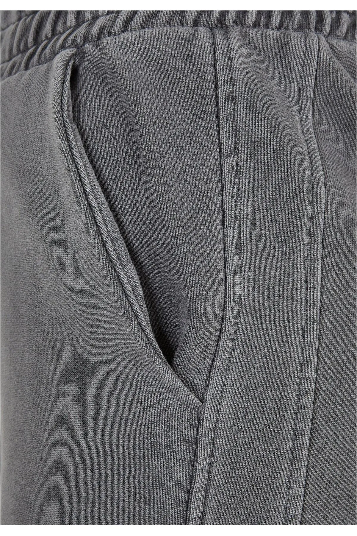 Urban Classics  Damen Ladies Heavy Terry Garment Dye Slit Pants