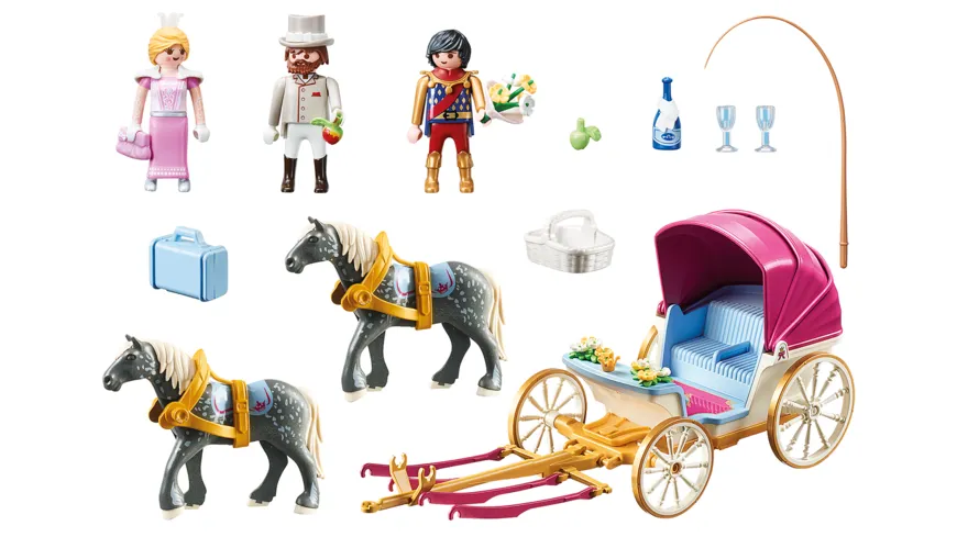 PLAYMOBIL 70449 - Princess - Romantische Pferdekutsche