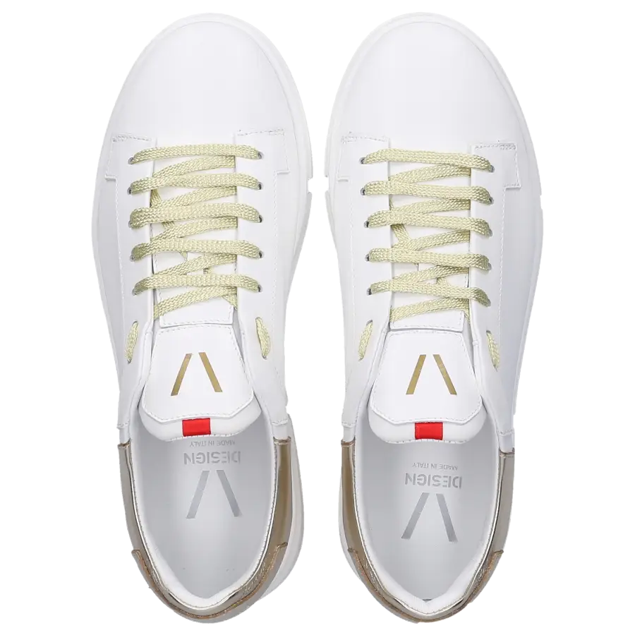 V Design - Sneaker low WPAM02 Kalbsleder - weiß