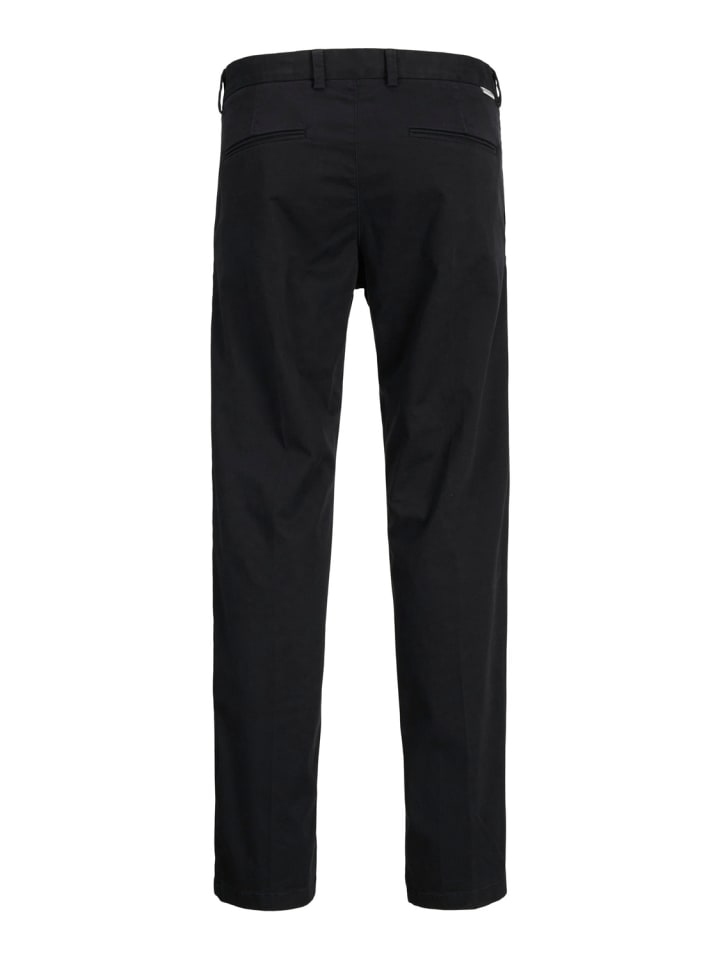 Jack & Jones Stoffhose / Chino JPSTKANE BARRET comfort/relaxed in Schwarz günstig kaufen