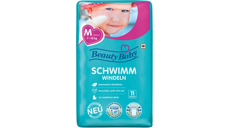Beauty Baby Schwimmpants, Größe M, 7-15 kg