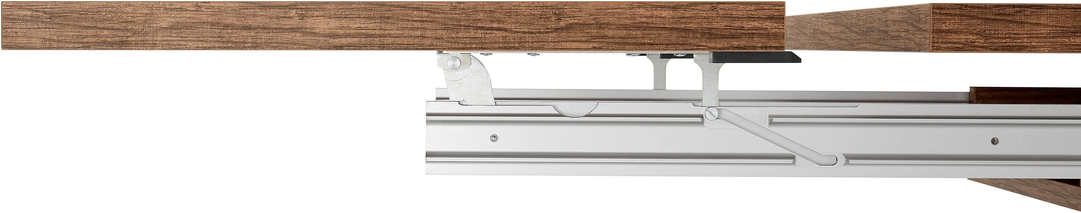 Mäusbacher Esstisch Komfort C, mit X-Gestell in graphit und mit Auszugsfunktion, Breite 180-280 cm