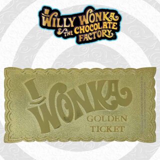 Charlie und die Schokoladenfabrik Mini Replik Golden Ticket