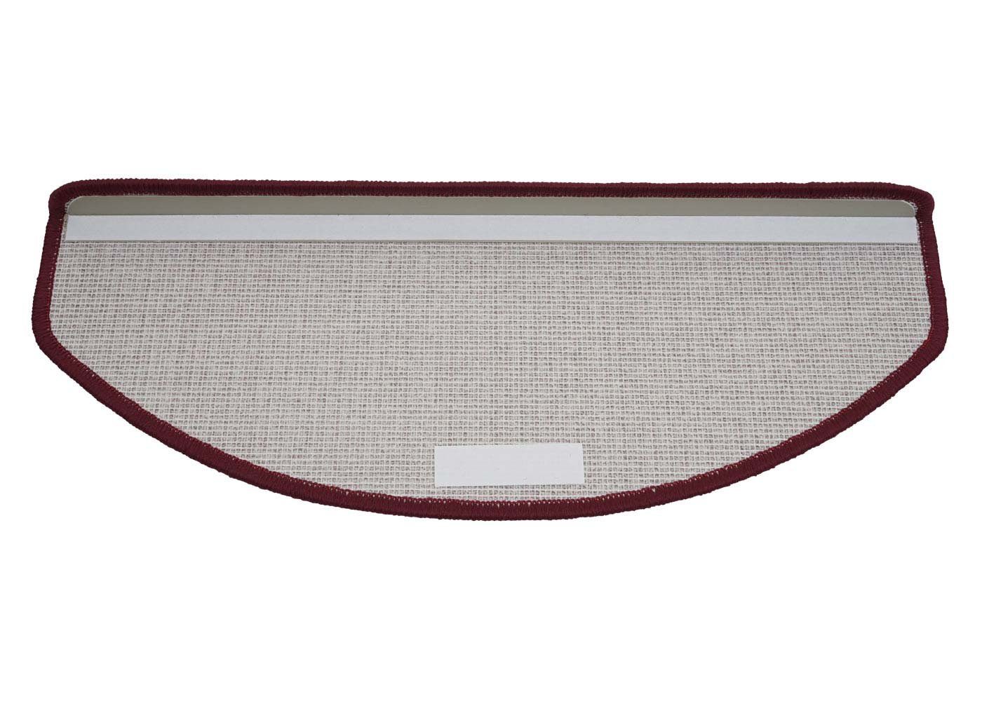 Stufenmatte Stufenmatte MCW-G49, MCW, halbrund, Höhe: 0,5 mm, Kantenverstärkung, Antirutsch-Effekt, Trittschalldämpfung