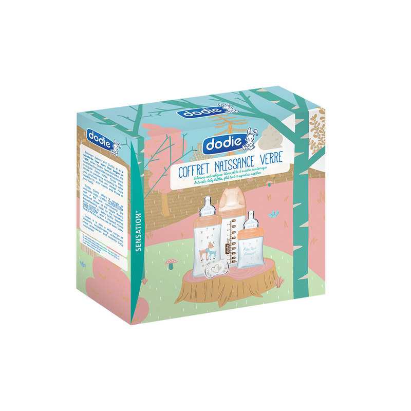 Coffret naissance Biche en verre Dodie