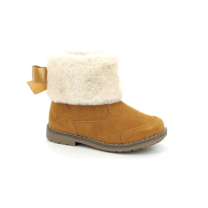 Boots cuir croute cuir Stelie