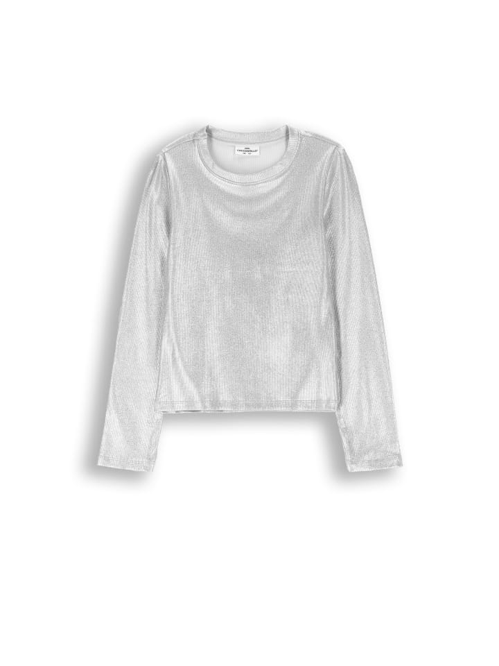 Coccodrillo T-Shirt mit langen Ärmeln in silbern günstig kaufen
