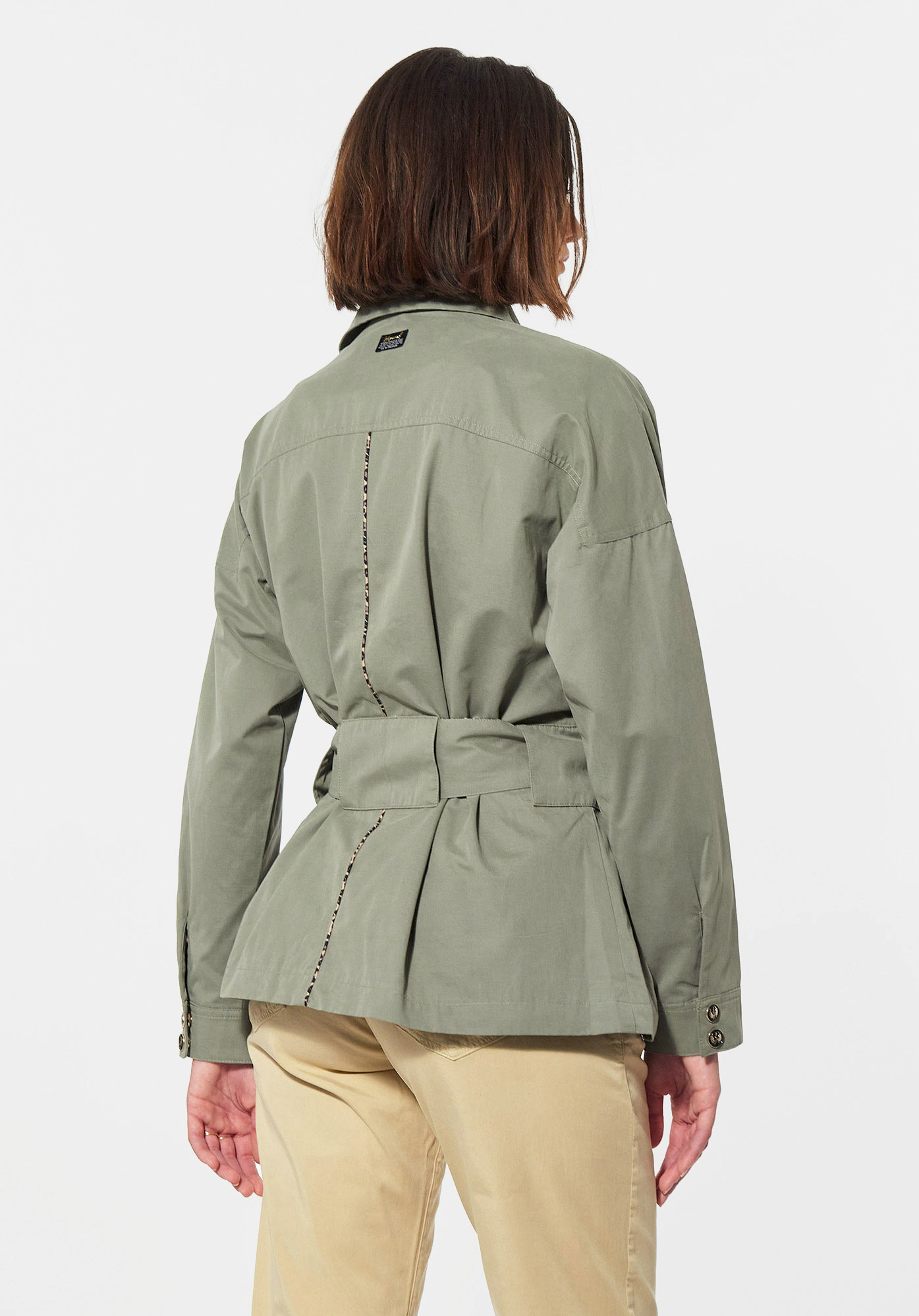 PARON  Veste  kaki  Femme