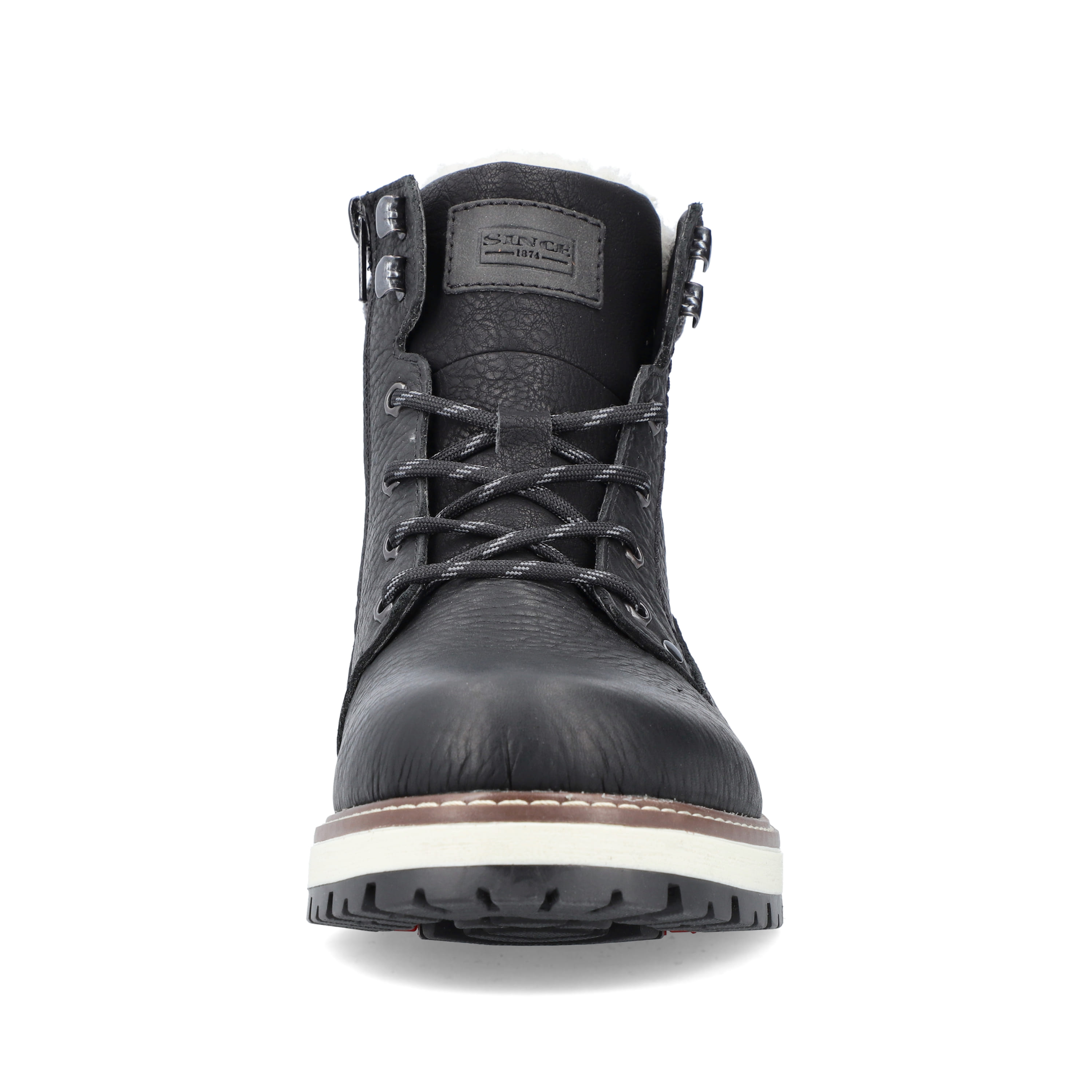 Rieker Herren Schnürstiefel tiefschwarz