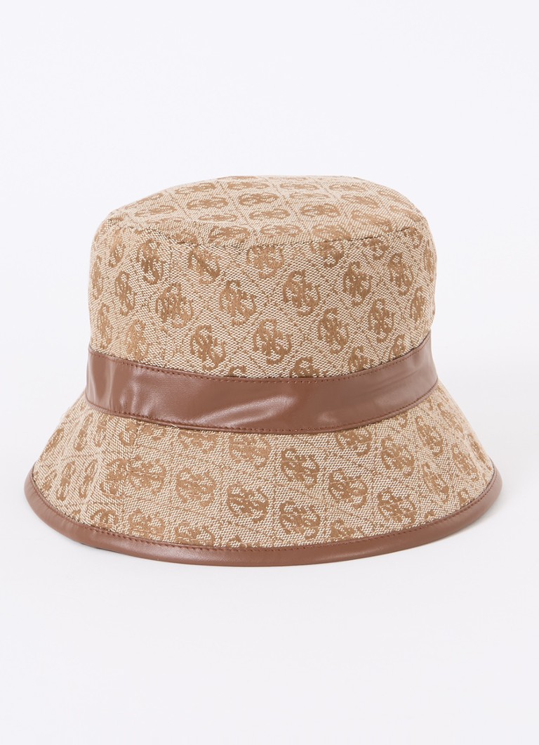 Cappello a secchiello GUESS con logo stampato