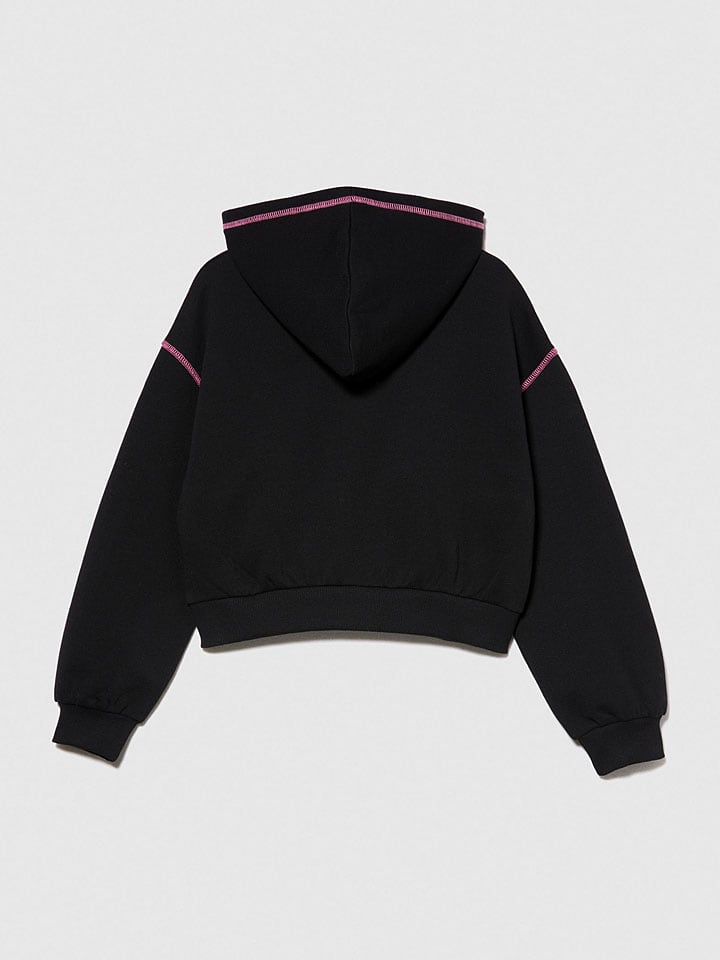 Sisley Sweatjacke in Schwarz günstig kaufen