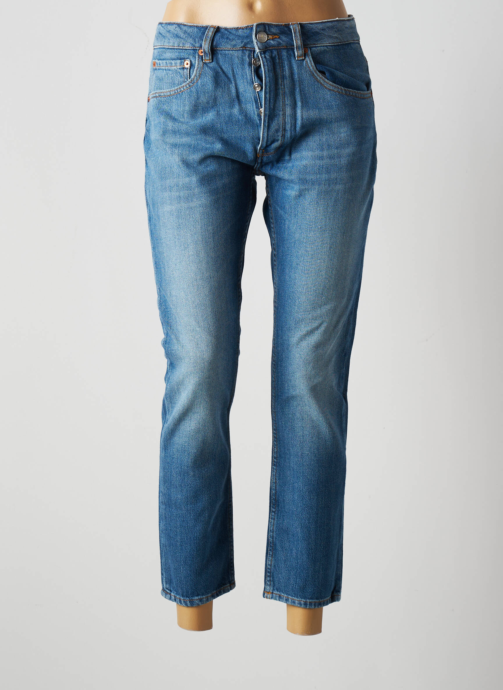 Reiko Jean Mom Femme couleur bleu