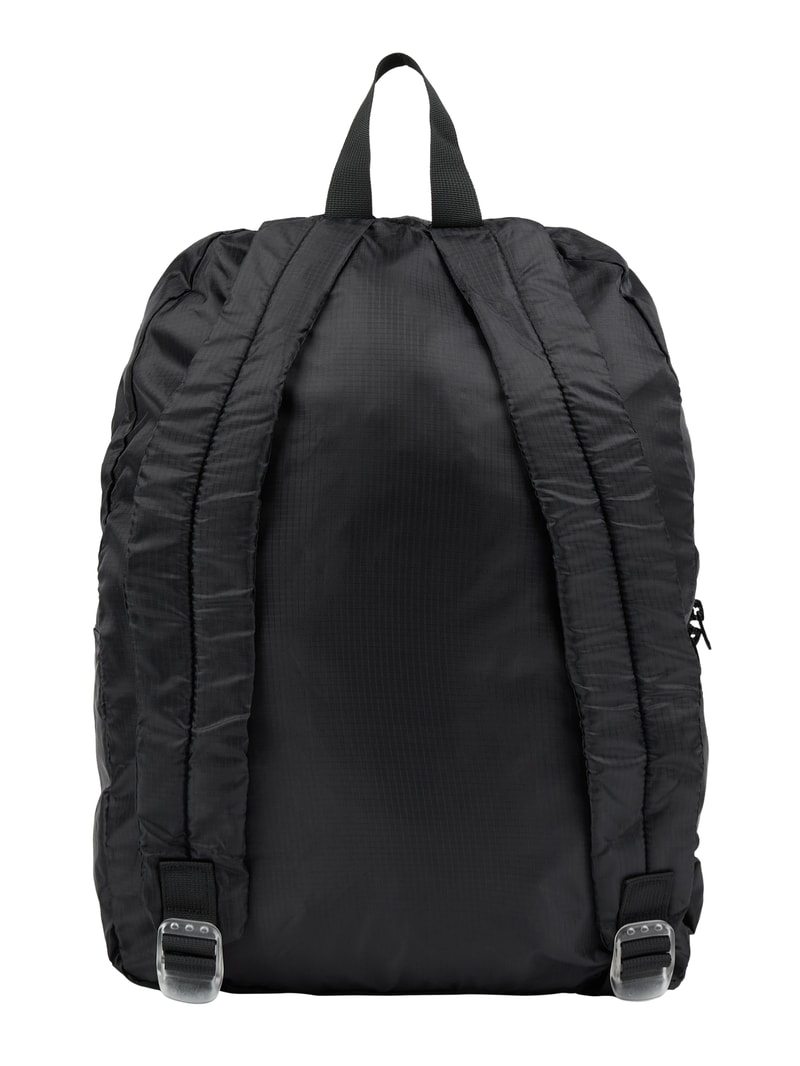 Rucksack mit Zweiwege-Reißverschluss Modell 'Nomad Yin Yang' in schwarz
