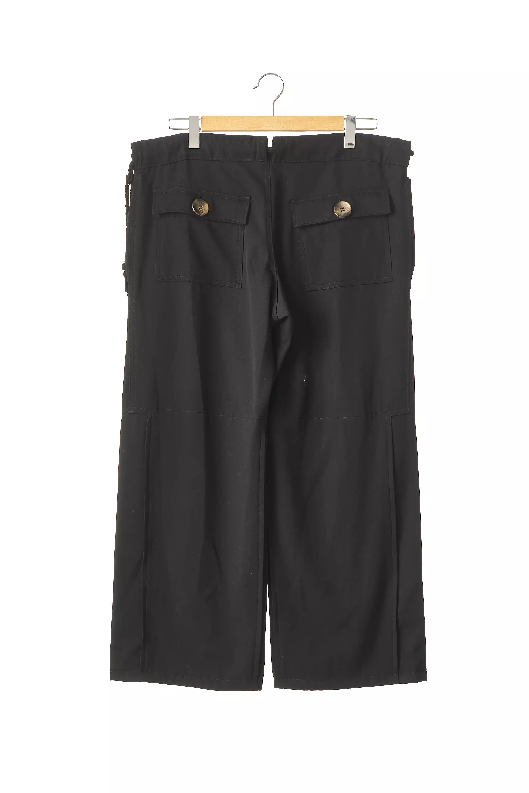 Yohji Yamamoto Pantacourts Femme couleur noir