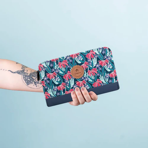 Large Edea blue wallet