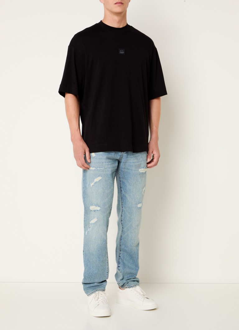 Tricou cu logo Armani Exchange