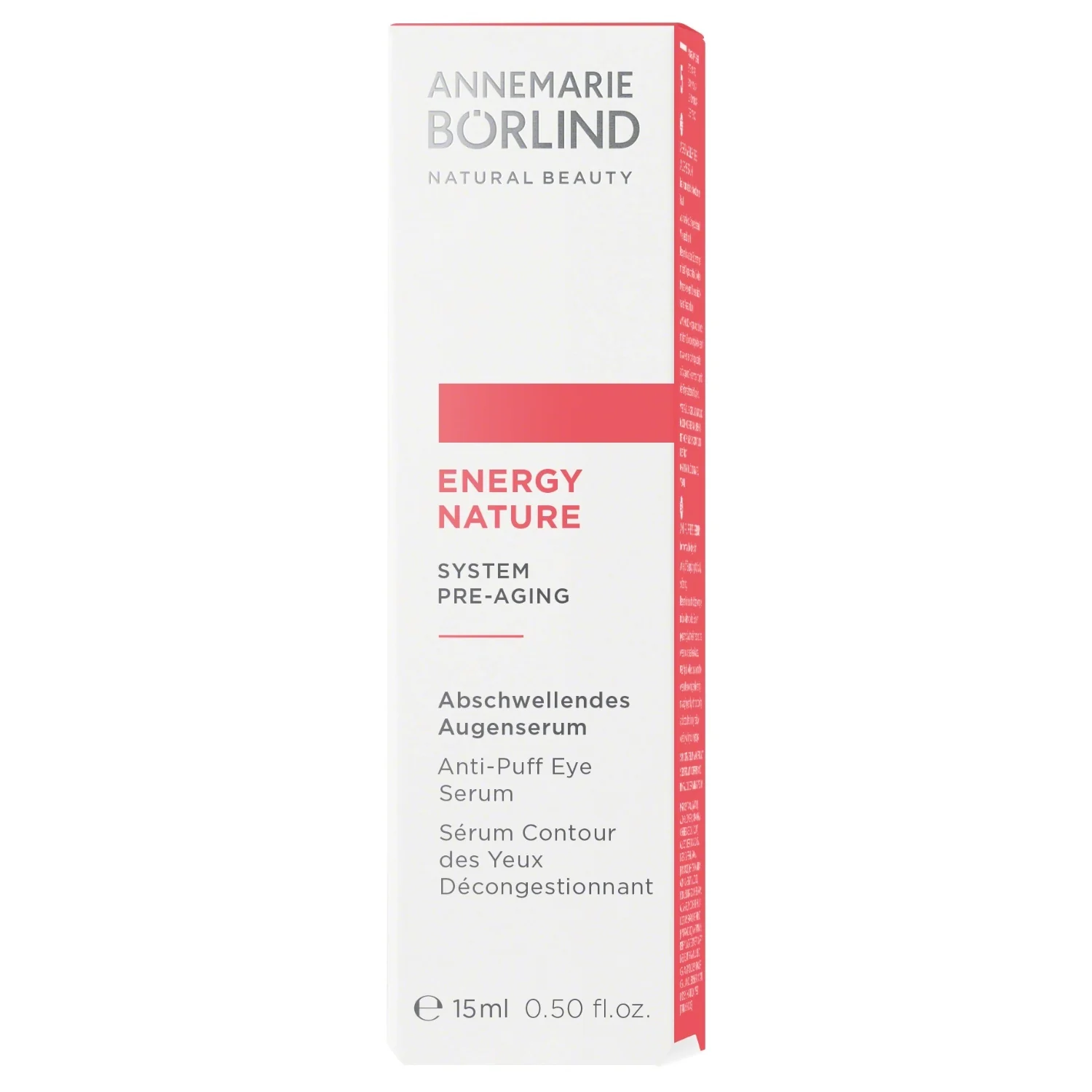 Sérum contorno de ojos Energynature Anti-Puff - Tratamiento antibolsas y ojeras