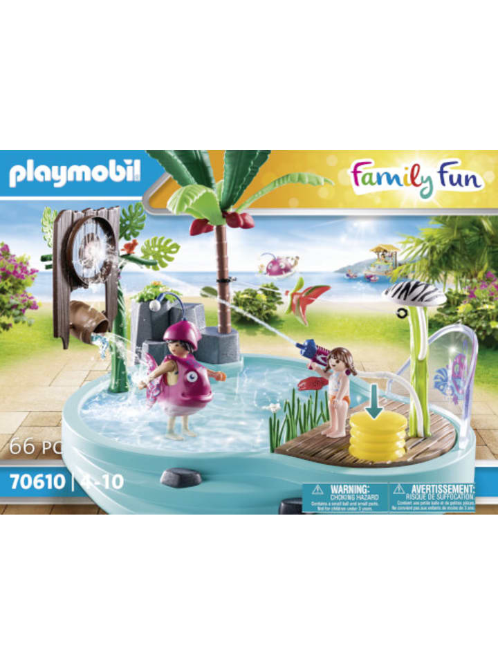 Playmobil Spielfigur Set Family Fun Spaßbecken mit Wasserspritze, 4-10 Jahre günstig kaufen onesize