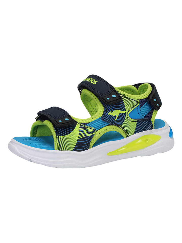 Kangaroos Sandalen in Blau/ Schwarz günstig kaufen