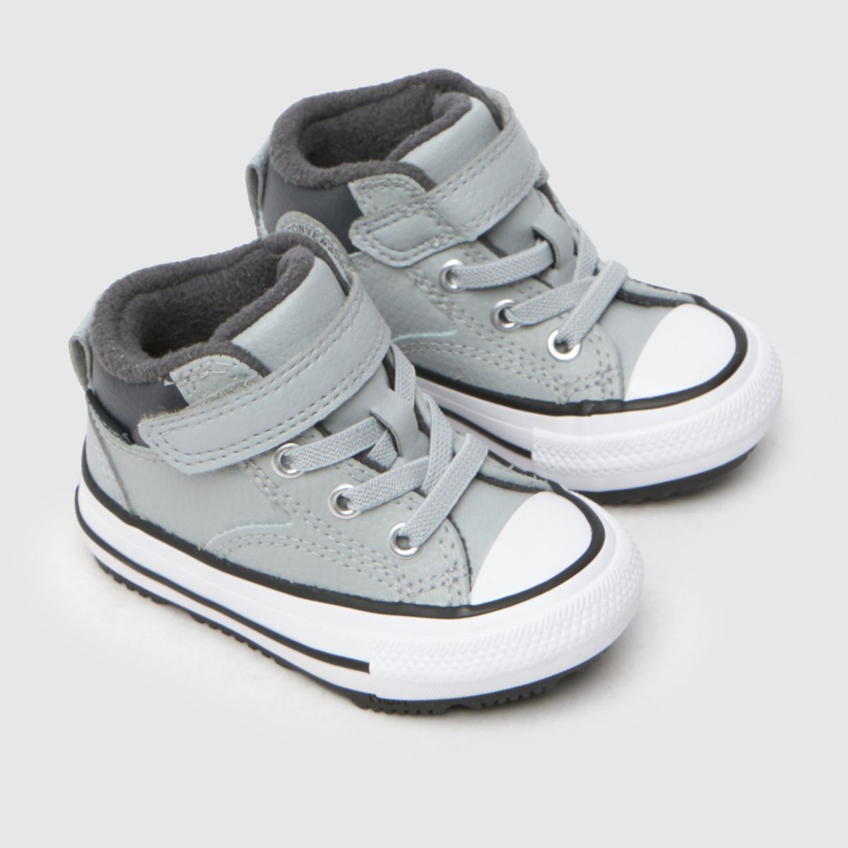 Converse ljusgrå All Star Malden Street V småbarnsskor
