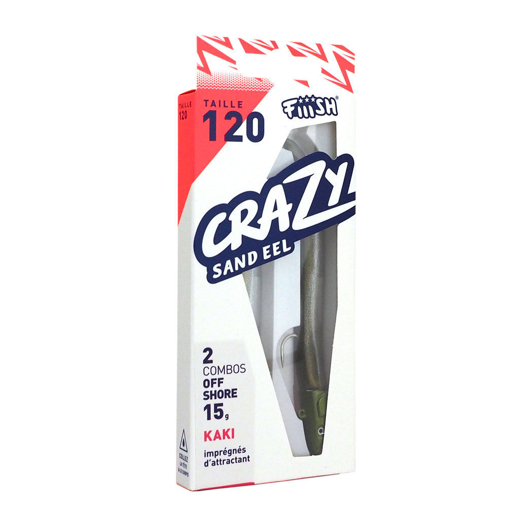 Měkké nástrahy fiiish double combo crazy smažík 120 off shore 12cm 15g