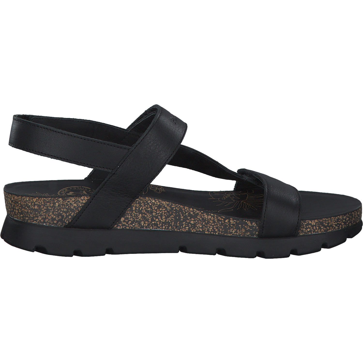 Panama Jack Selma B, Keilsandaletten, Damen, Schwarz