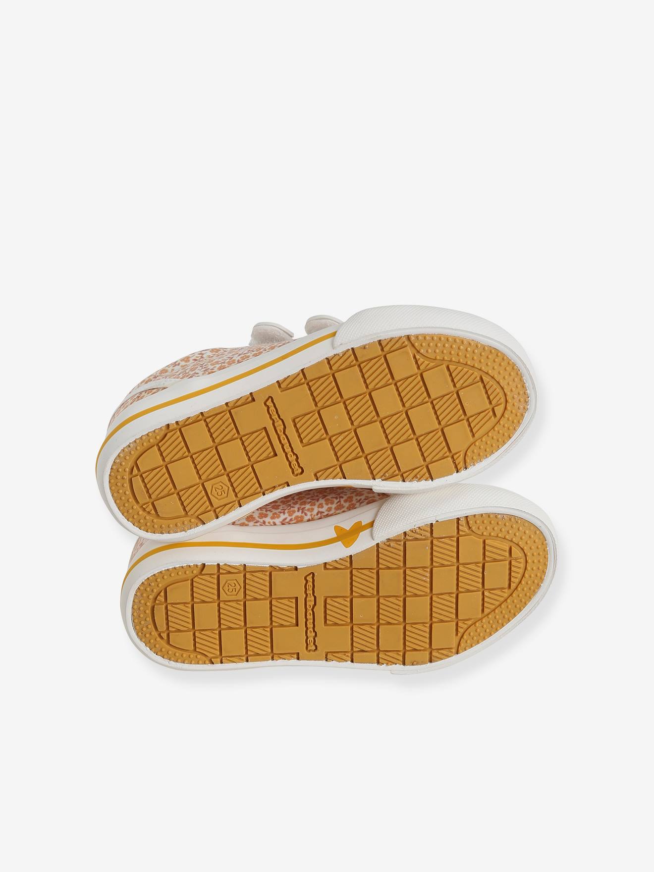 Vertbaudet Mädchen Klett-Sneakers, Anziehtrick - jeansblau
