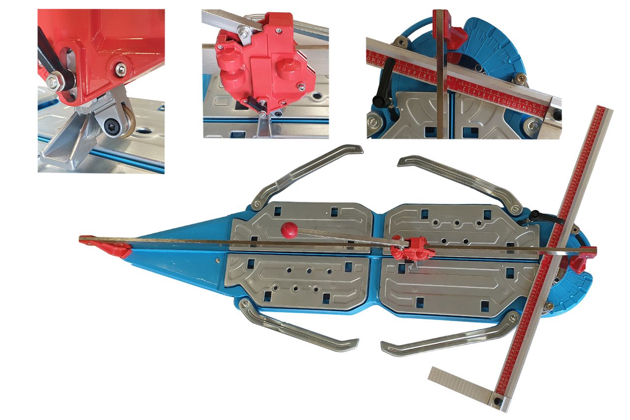 Vago-Tools Fliesenschneider 1250mm Schneidmaschine 9-fache Kugellagerführung