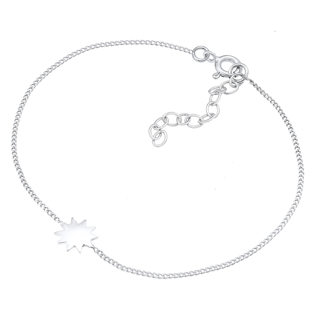 Elli Elli Bracelet Soleil Été Filigrane Basic Trend Bracelet Femme - (925/1000) Argent Bracelet
