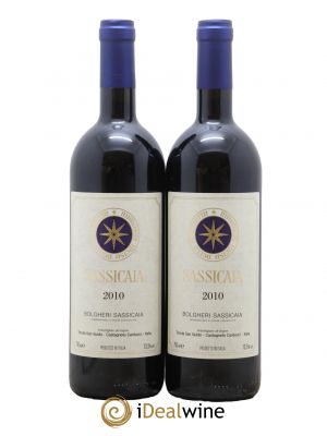 Bolgheri DOC Sassicaia Tenuta San Guido  2010 - Lot de 2 Bouteilles