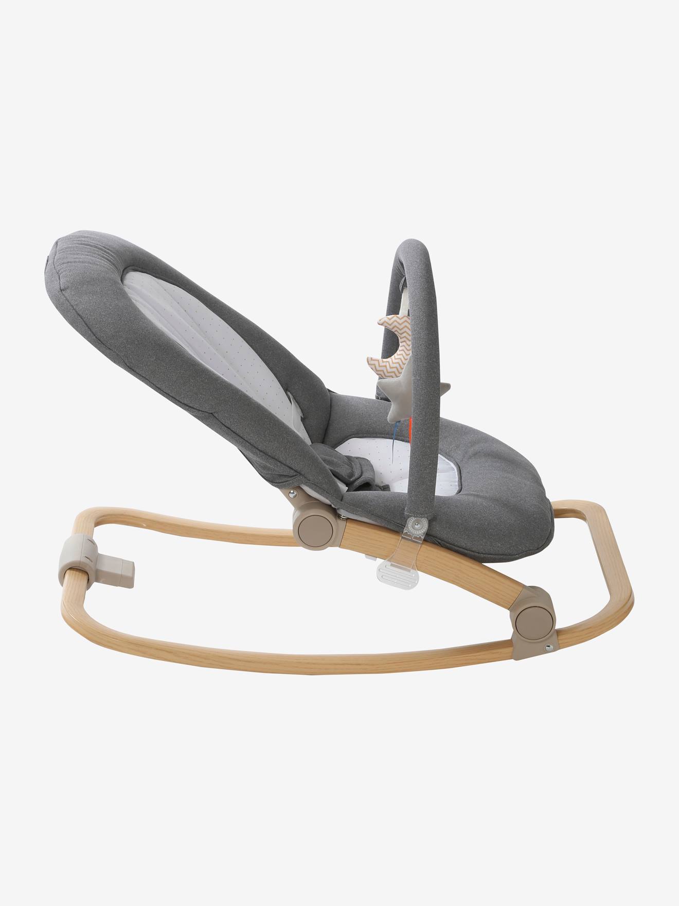 Vertbaudet Babywippe mit Spielbogen BABYDREAM - senfgelb