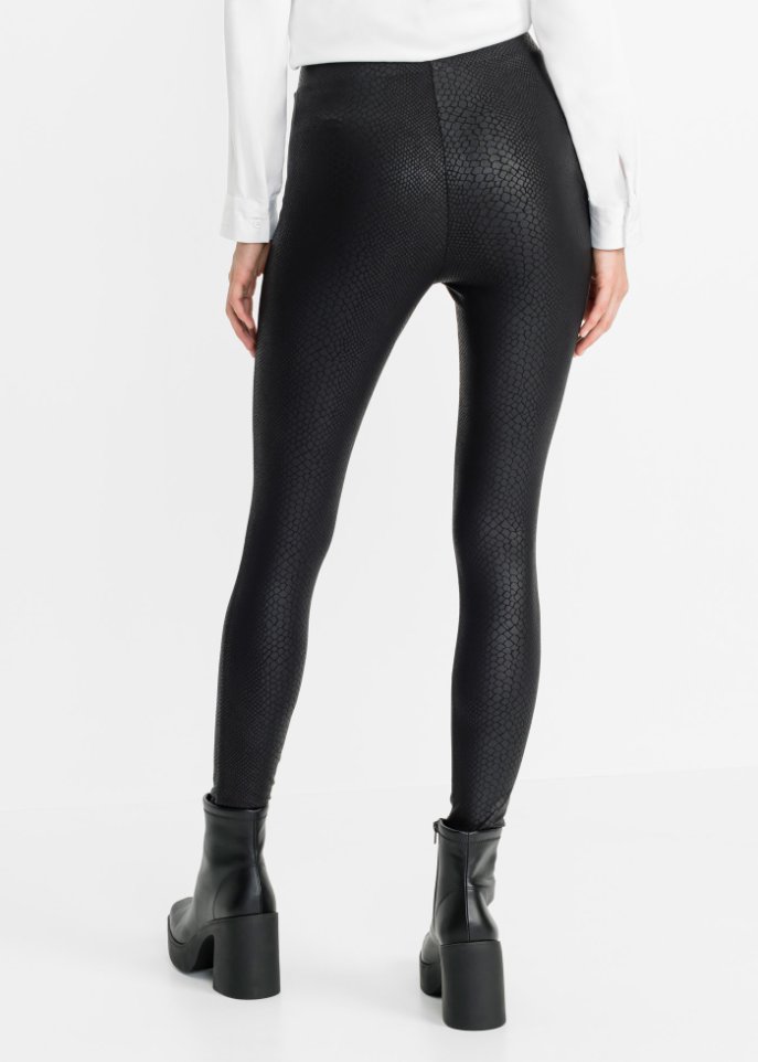 Lederimitat-Leggings
