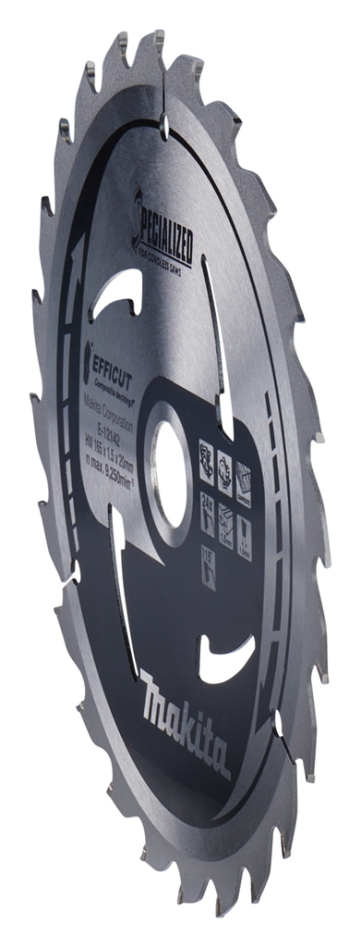 Makita E-12217 Efficut körfűrészlap WPC 165x20x1.5 24T 15g tartozékok